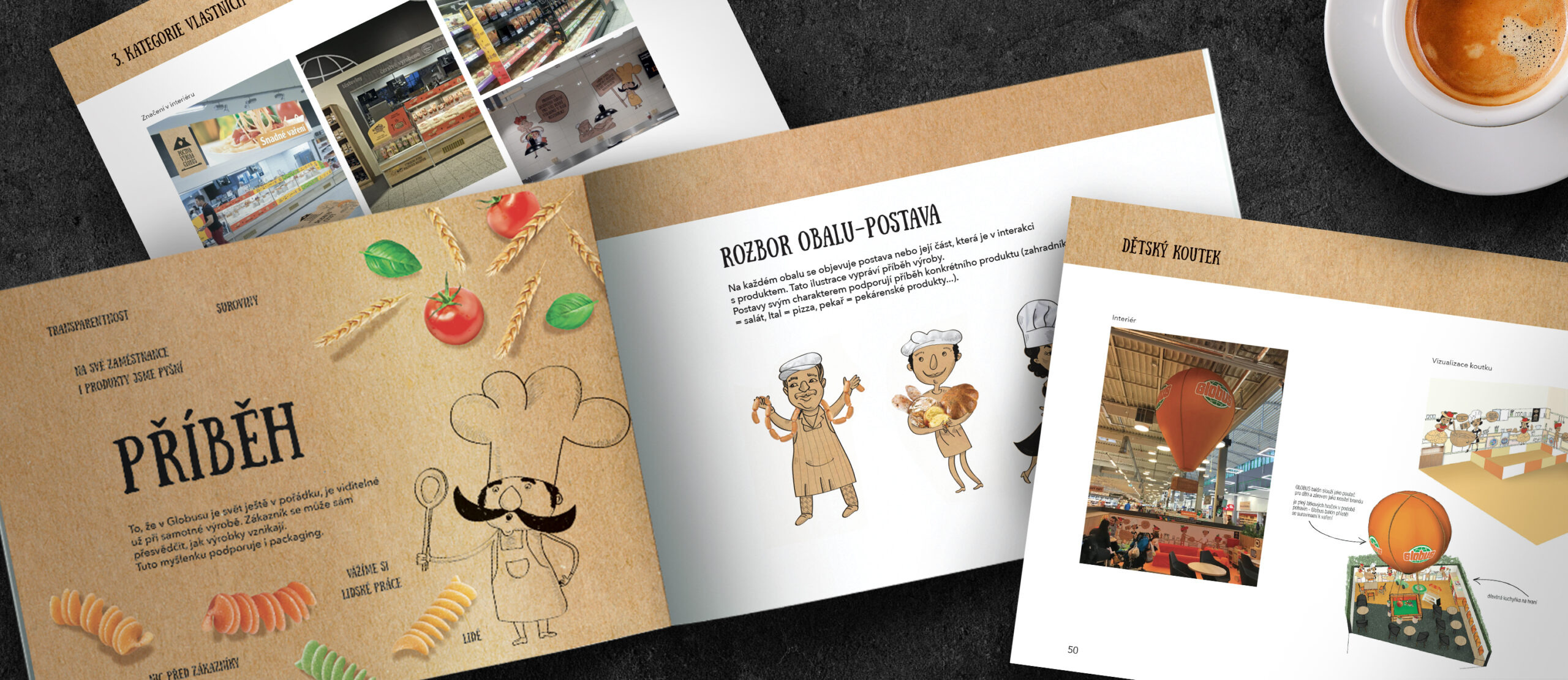 Poctivá výroba Globus – vizuální styl a obalový design