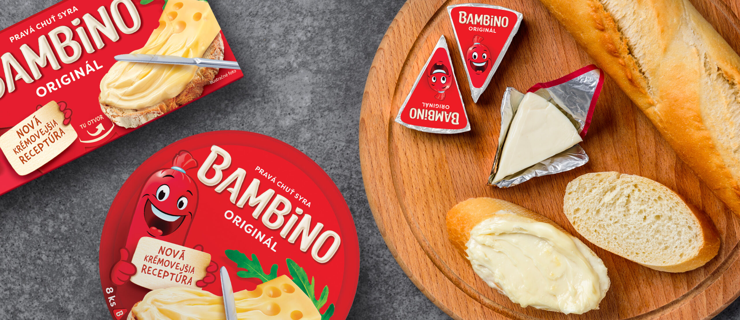 Bambino originál – tavený sýr
