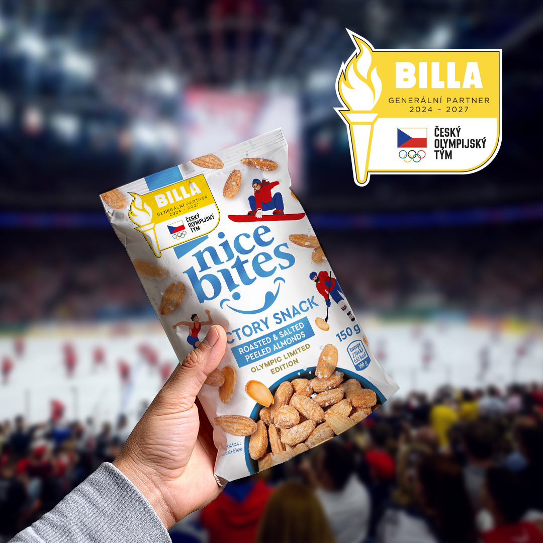 Packaging design limitované olympijské edice Nice Bites